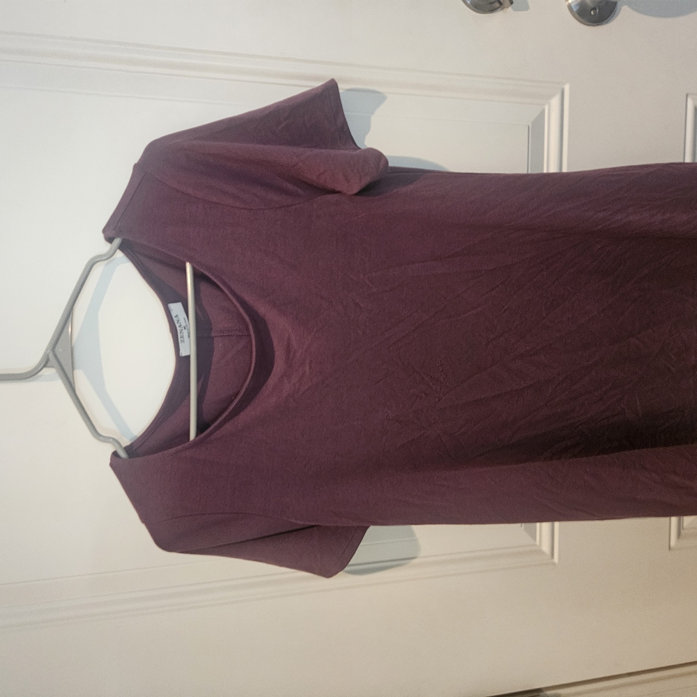 Purple Short Sleeve Top